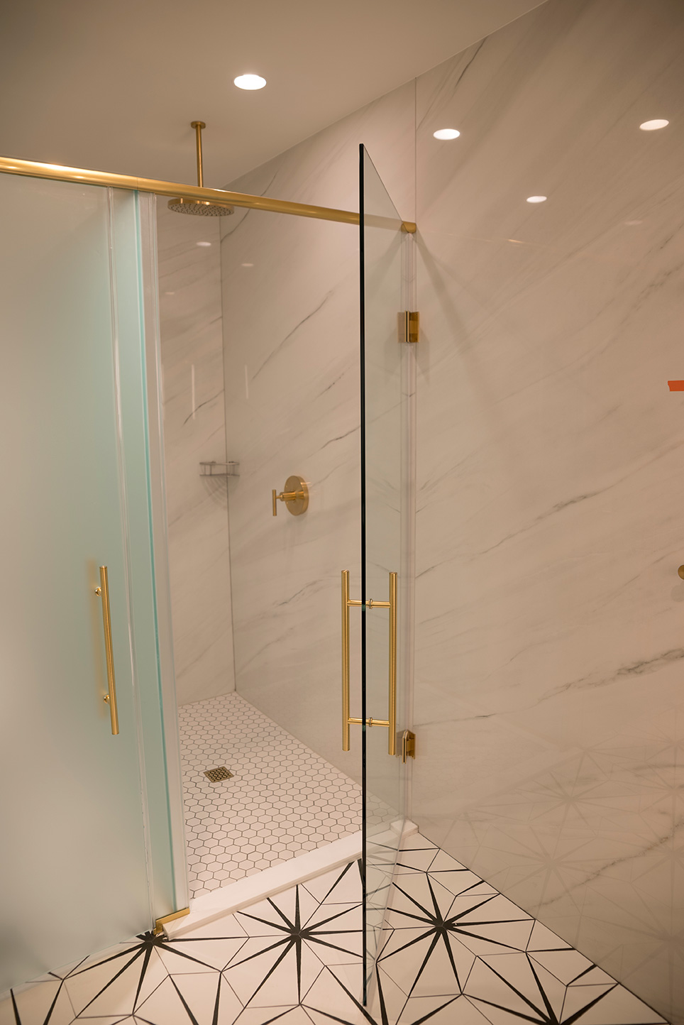 Glass shower for Hard Rock Hotel provided by Glass Canada